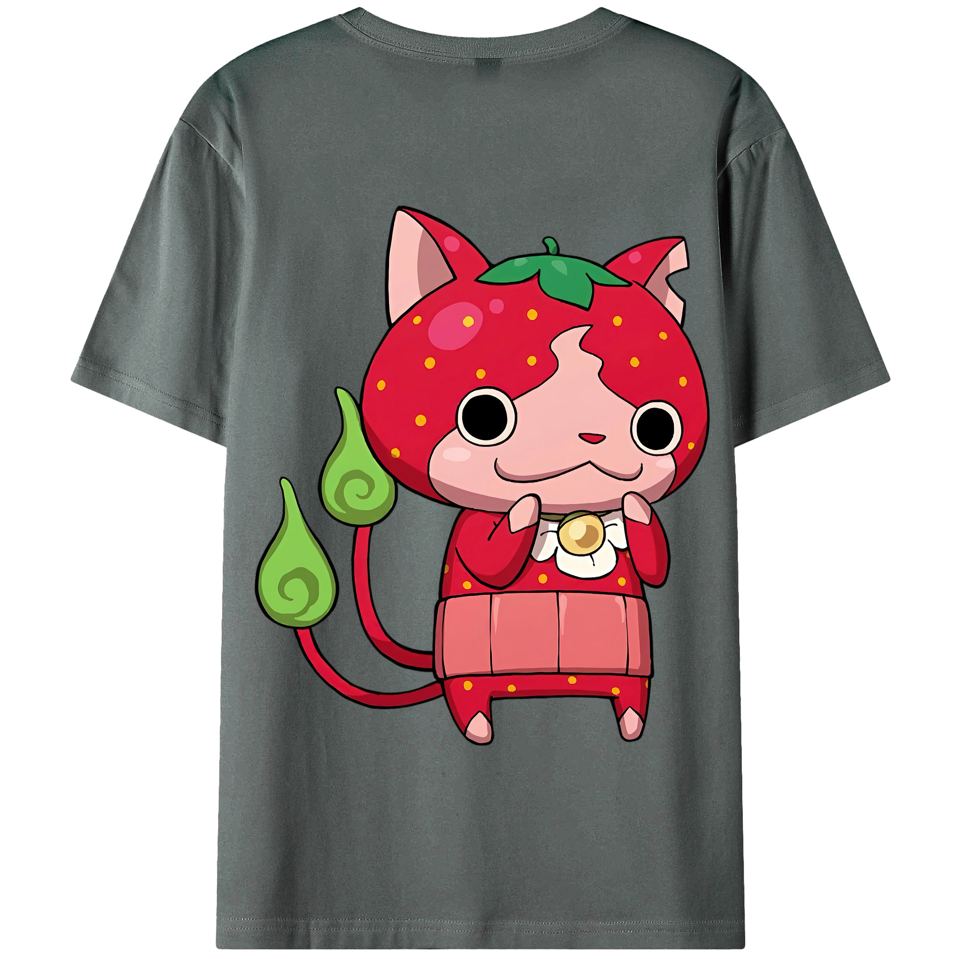 （画像用） 妖怪ウォッチ Yo-kai Watch 綿100％半袖Tシャツ（背面プリント）
